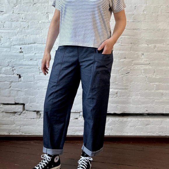 Smoking Lily Denim Pants - Made in Victoria BC - Picture 4 of 4